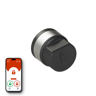 <strong>DESi Utopic RX AI-Powered Smart Lock</strong><br> Compatible with iOS-Android (Mounted on Existing Key - Universal Design for All Doors) - Kopya - 1