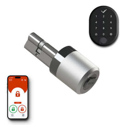 DESi Utopic 3 Smart Lock iOS/Android Compatible & Wireless Fingerprint + Touch Keypad Set - 1